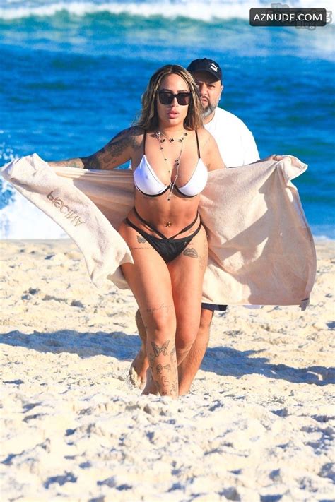 Rafaella Santos Sexy Spotted Showing Off Her Voluptuous Bikini Body At The Beach In Rio De