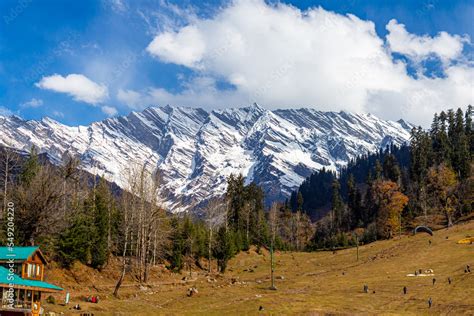 manali  himachal pradesh panoramic views  himalayas natural