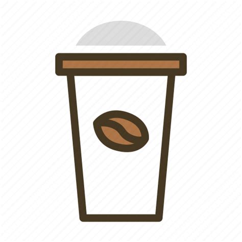 Beverage Cafe Coffee Cup Drink Glass Icon