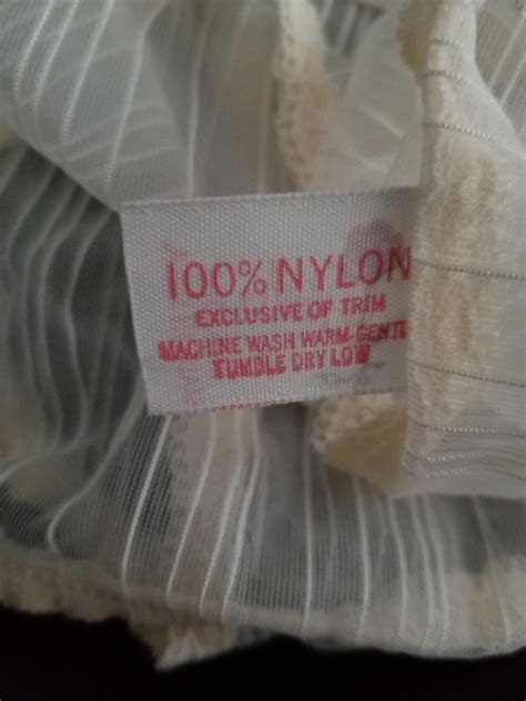 Vintage S Ultra Sheer White Chiffon Nylon Sexy String Bikini Panties Sz Mint Nwt