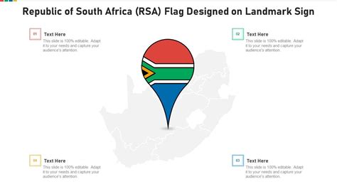Republic Of South Africa Rsa Flag Designed On Landmark Sign Background Pdf