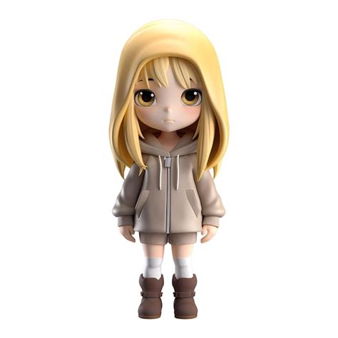 Fille Blonde Dessin Psd Mod Les Psd Gratuits De Haute Qualit