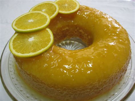 Bolo De Laranja E Cobertura De Laranja Cozinha Menina