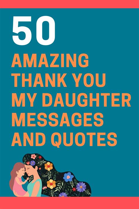 50 Thank You My Daughter Messages And Quotes
