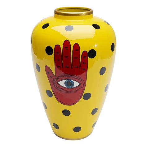 Ваза широкая желтая Fatima Magic по цене 46 600 руб. купить в Санкт ...