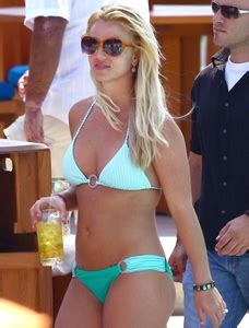 Retro Britney Spears In A Bikini Poolside At Ritz Carlton Marina Del Ray La Th Aug