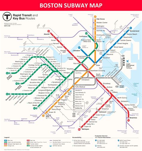Free Printable Boston Map: Your Travel Guide - Printables for Everyone