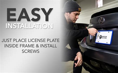 Amazon Rightcar Solutions Silicone License Plate Frames The