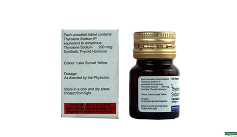 Buy Thyrox 200mcg 100 Tablets Online at Best Prices | Wellness Forever