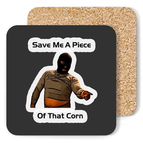 art save   piece   corn gifts idea coasters sold