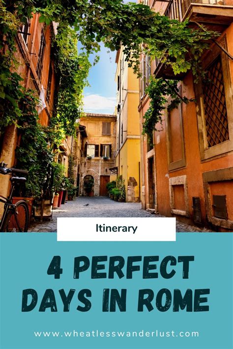 Days In Rome How To Plan An Amazing Rome Itinerary Artofit