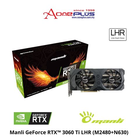 Aone Plus Ss Manli Geforce Rtx Ti Lhr Graphic Card M N