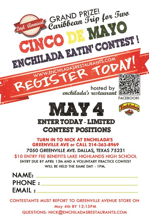 Enchilada's hosts contest for Cinco de Mayo - Lake Highlands