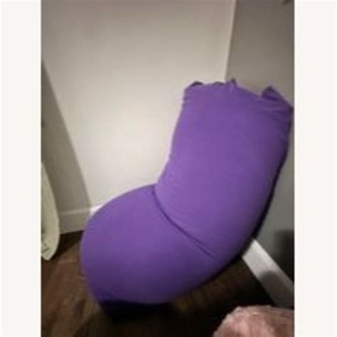 Yogibo Max (Bean Bag Chair) with Purple Cover - AptDeco