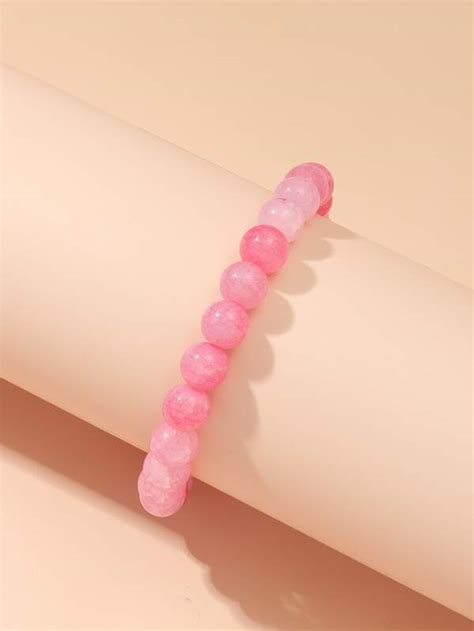 Minimalist Beaded Bracelet Shein Usa