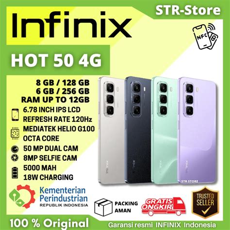 Jual Infinix Hot Gb Baru Garansi Resmi Infinix Hot Nfc Gb Ram Gb