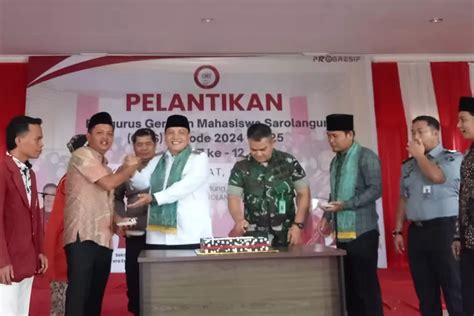 Saksikan Pelantikan Pengurus GMS Pj Bupati Sarolangun Bicara Soal