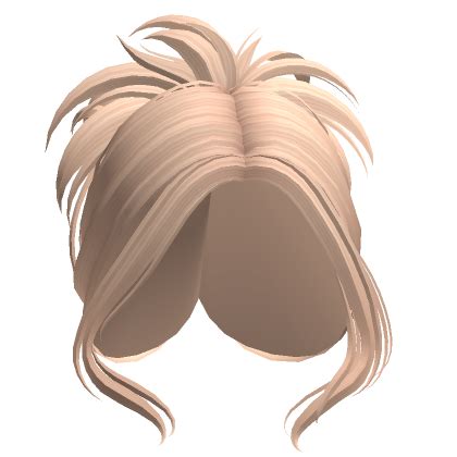 Working Overtime Messy Updo Bun Blonde Roblox Item Rolimon S