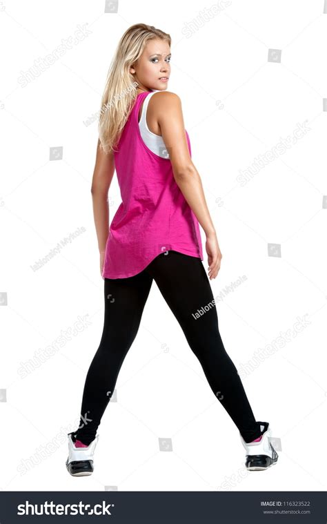 Beautiful Sexy Blonde Girl Sports Clothes Stock Photo Shutterstock