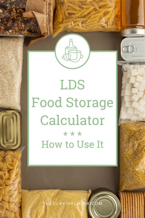 How To Use The Lds Food Storage Calculator The Survival Mom