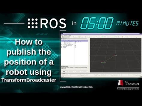 Ros In Mins How To Publish The Position Of A Robot Using