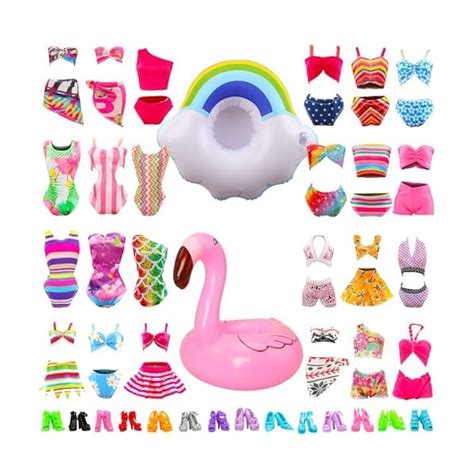 Festfun Sets Maillots de Bain Bikini Vêtements dété avec Chauss