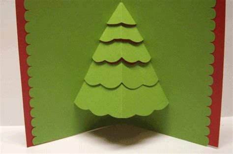 Pop Up Tree Card Christmas Card Ideas