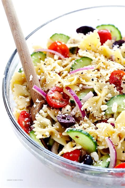 Mediterranean Pasta Salad | Gimme Some Oven