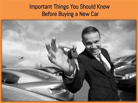 PPT - Important Things You Should Know Before Buying a New Car