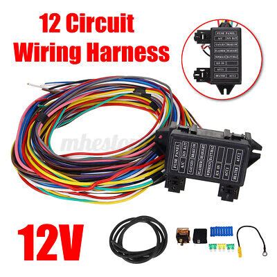 Circuit Universal Wiring Harness Muscle Car Hot Rod Street Rod Xl