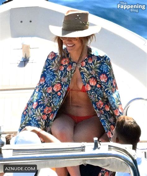 Jennifer Lopez Sizzles In Red Bikini On Italian Getaway In Positano AZNude