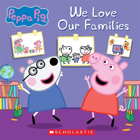 Amazon.com: We Love Our Families (Peppa Pig): 9781339026541: Auerbach