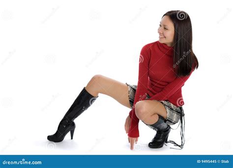 Pin Up Attractive Brunette Stock Image Image Of Lingerie