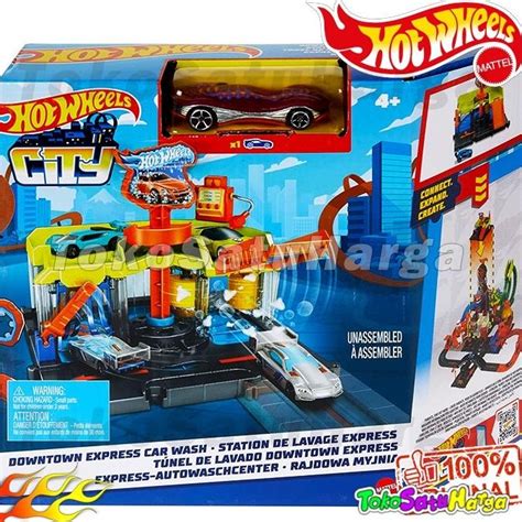 Jual Track Hotwheels City Downtown Express Car Wash Mainan Hot Wheels Ori Shopee Indonesia