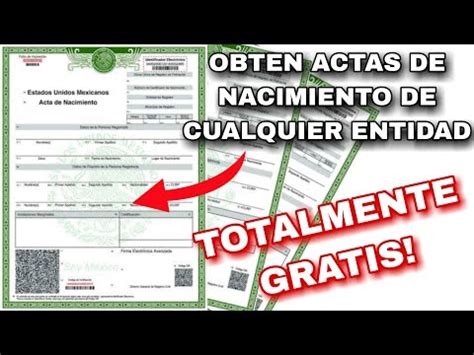 C Mo Obtener Tu Partida De Nacimiento Gratis Gu A Completa