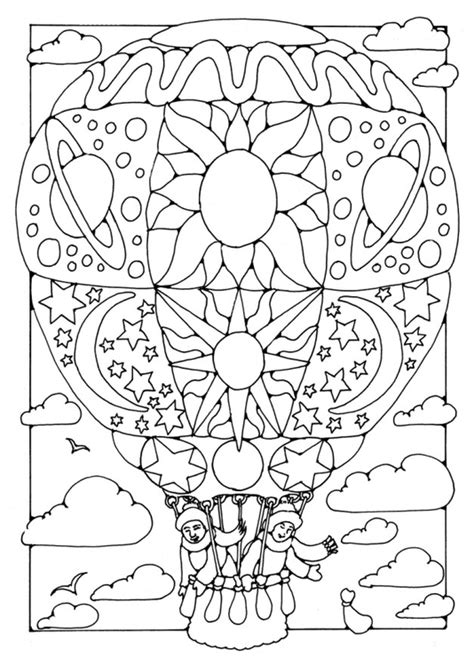 Coloring Page Hot Air Balloon Free Printable Coloring Pages Img 16349