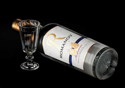 Romanov Vodka Redesign 2021 Behance