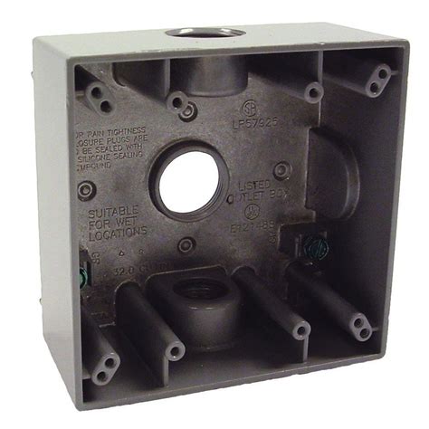 Bell Gang Weatherproof Box With Three In Outlets B The