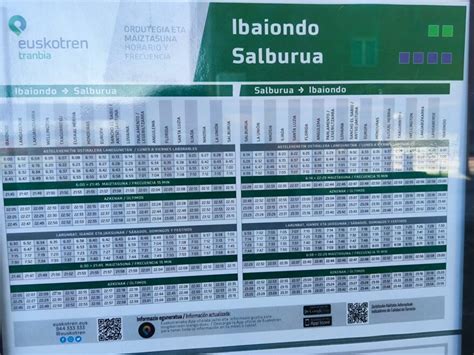 Consulta Los Nuevos Horarios Del Tranvía En Salburua