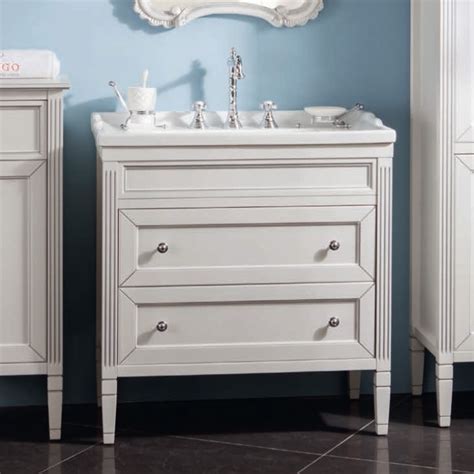 Тумба для комплекта Caprigo Albion Promo 80 bianco-grigio с ящиками ...