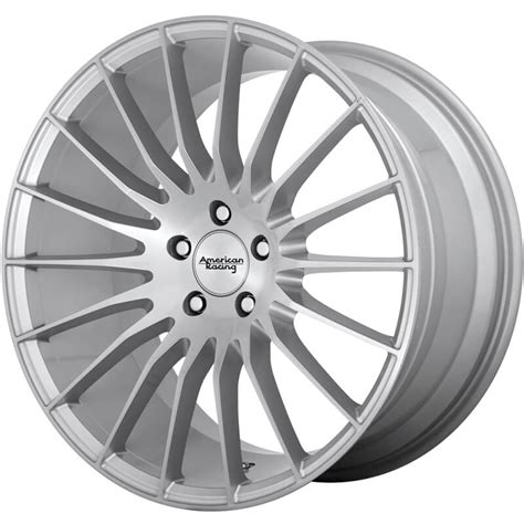 American Racing Ar Fastlane Brushed Silver Wheels Wheelonline