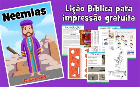 Neemias lição da bíblia para crianças Trueway Kids