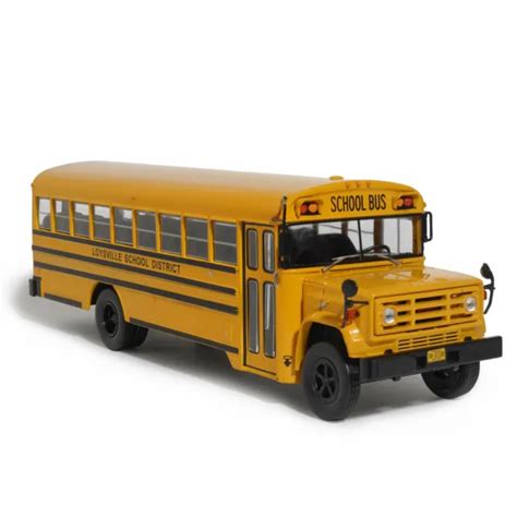 Ixo Hachette Autobus Autocar Gmc 6000 School Bus 1989 Etats Unis