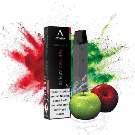 Adalya Vape The Two Apples E Hookah Disposables Buy Cheap