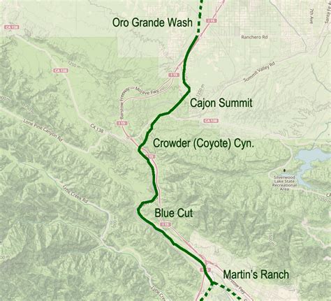 El Cajon Pass California Map - United States Map