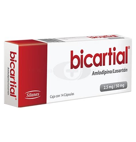 BICARTIAL 2 5MG 50MG CAJA CON 14 CÁPSULAS