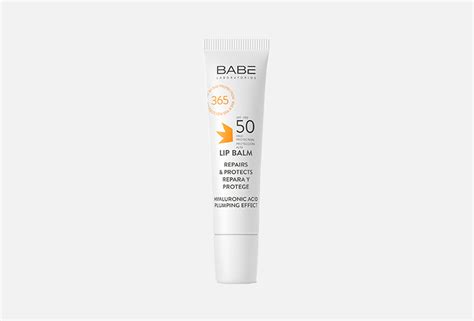 Laboratorios Babe Бальзам для губ SPF 50 Repairs protects 15 мл купить цена в Москве