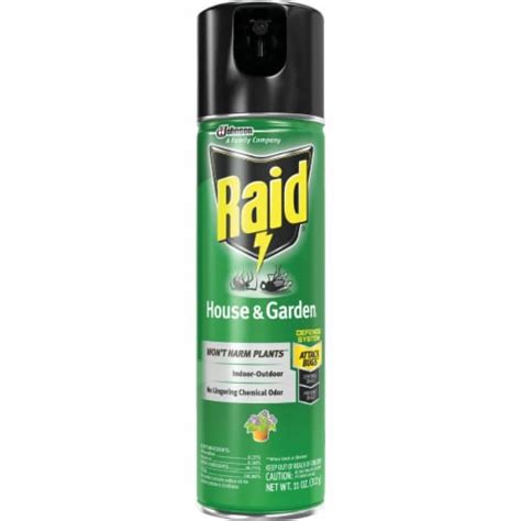 Raid 11 Aerosol Spray House & Garden Insect Killer, 11 oz - Fry’s Food ...