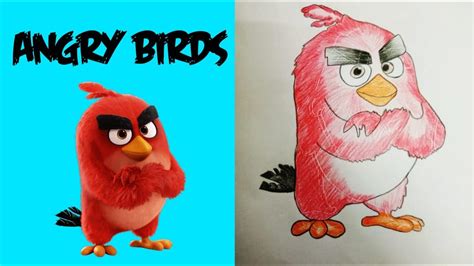 How To Draw Red The Angry Birds Movie Dream Sketcherzz Youtube