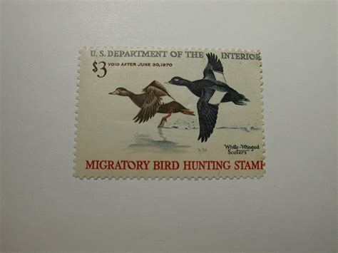 U S Stamp Scott Rw Us Department Of Interior Migratory Bird